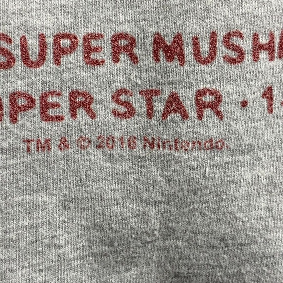 Nintendo Men's Super Mario Bros 85 Crew Neck Long Sleeve Cotton Sweatshirt SZ XL - Picture 7 of 13